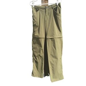Patagonia quandary convertible pants womens 4 32 regular fit green NEW hiking